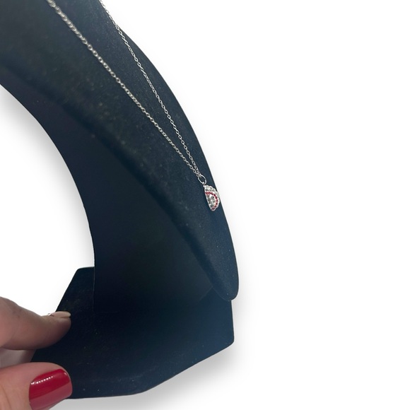 Macy's GIANI BERNINI Crystal Baseball 18" Pendant Necklace in Sterling Silver - Picture 8 of 12